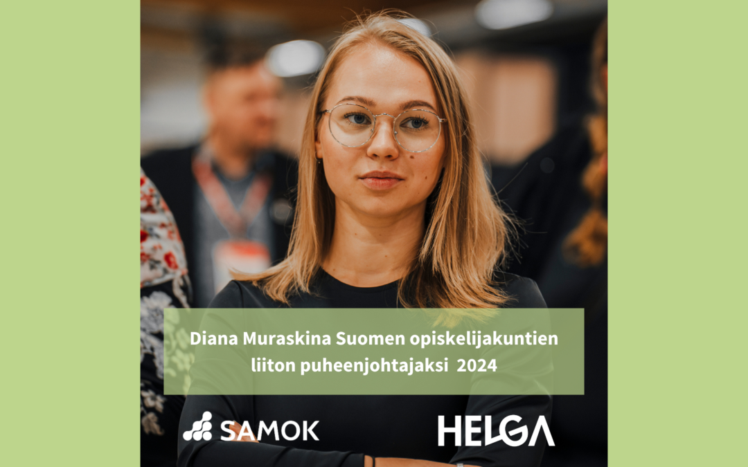 HELGA esittää Diana Muraskinaa SAMOKin hallituksen puheenjohtajaksi vuodelle 2024