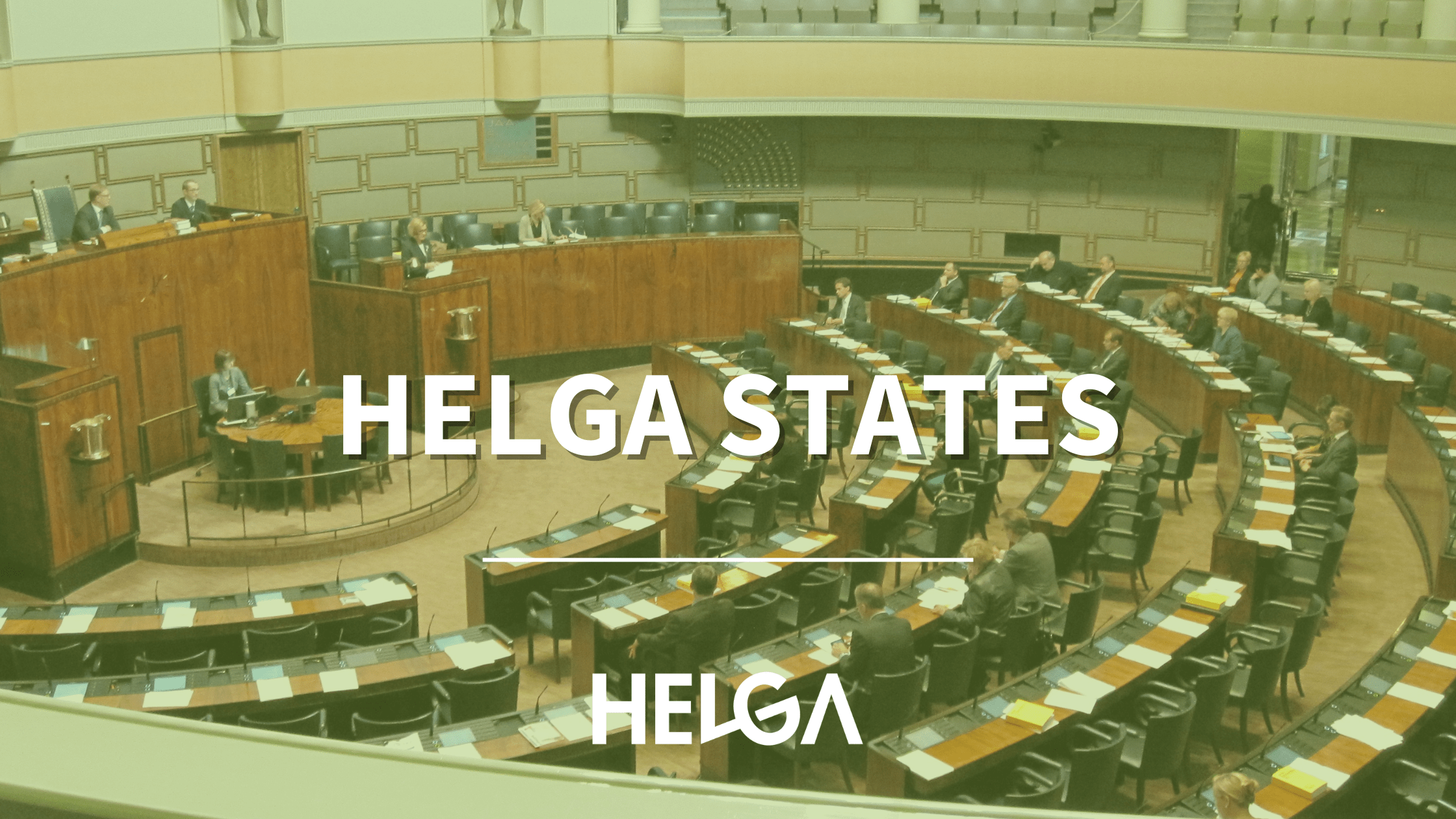Picture: Finnish Parliament Text: Helga states