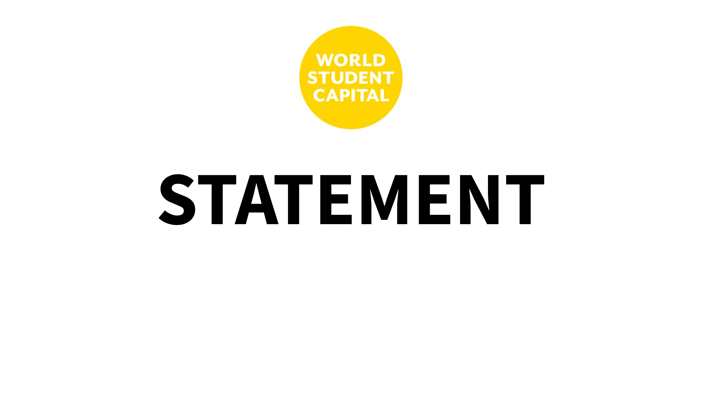 Picture: WSC logo
Text: Statement