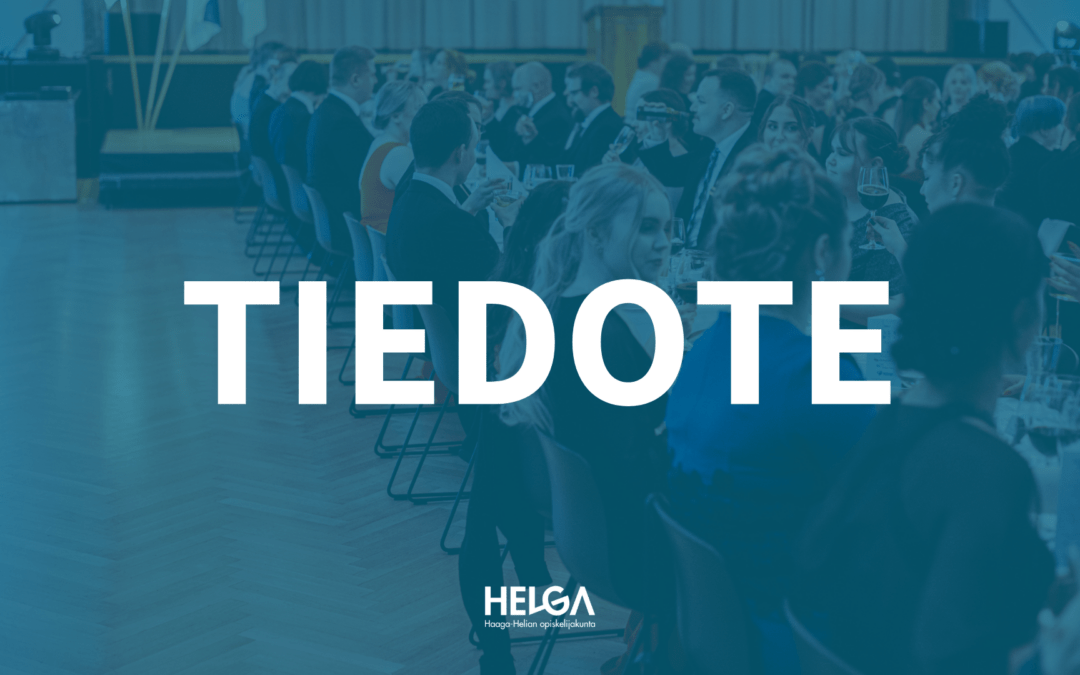 Haemme projektikoordinaattoria toteuttamaan Helgan 20-vuotisvuosijuhlat