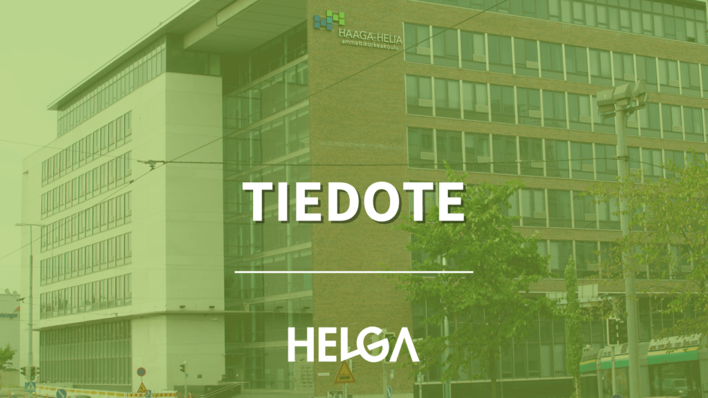 Kuva: Haaga-Helian Pasilan kampus kuvattu edestä Teksti: Tiedote