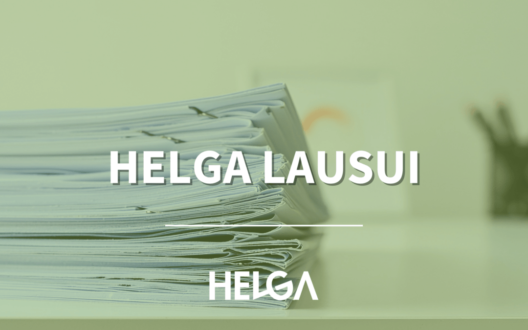 Helga lausui Korkeakoulutuksen ja tutkimuksen visiosta vuoteen 2040